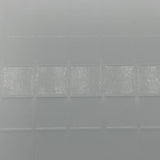 Embossed Dollhouse Wall Sheet White Square Tiles , Kitchen Tiles , Subway Tiles , Underground Tiles , Floor Tiles 16" x 11-5/8" (dark grout)