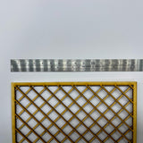 Dollhouse Supplies Garden Trellis Panel , Climbing Plant Frame , Unpainted Vertical Trellis Plant Stand 5-7/8 inch tall - I040