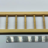 Dollhouse Supplies Balustrade Porch Handrail Miniature House Patio Handrail Panel 11-5/8 Inch Long - J030