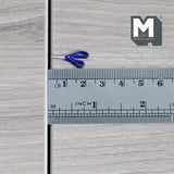 Miniature Scissors Diorama Decoration Metal Office Scissors 13/16 inch long (blue) - G066
