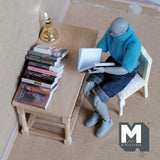 Assorted Miniature Novels Set of 10 , 1-3/16 inch tall (empty pages) - D016