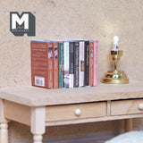 Assorted Miniature Novels Set of 10 , 1-3/16 inch tall (empty pages) - D016