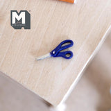 Miniature Scissors Diorama Decoration Metal Office Scissors 13/16 inch long (blue) - G066
