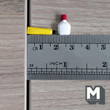 Miniature Crafting Adhesive Bottles Set of 2 Dollhouse Supplies Diorama Decoration Set (no content) - G066