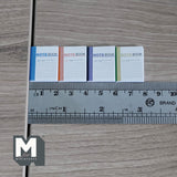 Miniature Notebooks Set of 4 , 1:12 Scale Dollhouse Supplies Sketchbooks Notepad 1 inch tall (blank pages) - C035