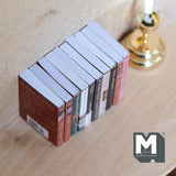 Assorted Miniature Novels Set of 10 , 1-3/16 inch tall (empty pages) - D016