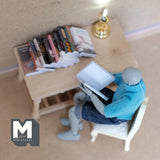 Assorted Miniature Novels Set of 10 , 1-3/16 inch tall (empty pages) - D016