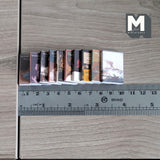 Assorted Miniature Novels Set of 10 , 1-3/16 inch tall (empty pages) - D016