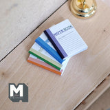 Miniature Notebooks Set of 4 , 1:12 Scale Dollhouse Supplies Sketchbooks Notepad 1 inch tall (blank pages) - C035