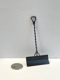 1:12 Dollhouse Supplies miniature metal snow shovel tool snow pusher 1 inch scale metal snow pusher - E068