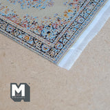 Dollhouse Supplies Miniature Persian Style Area Rug 1:12 Scale Living Room Carpet 6-7/16 inch long (beige) - Z10