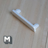 Dollhouse Supplies Miniature Wall Bracket 1:12 Scale Wall Shelf 2-5/8 inch long (wood) (white) - H027
