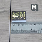 1:12 Scale Miniature Notebook with Blank Pages, Book of Potions Cover, 1-3/8 inch tall, DIY Dollhouse Supply (black)