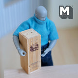 Dollhouse Miniature Wine Bottle Crate - B032