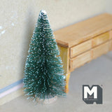 1:12 Scale Dollhouse Christmas Tree with Snow Miniature Tree Ornament 3-3/4 inch tall - F008