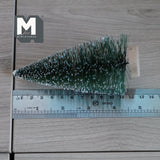 1:12 Scale Dollhouse Christmas Tree with Snow Miniature Tree Ornament 3-3/4 inch tall - F008