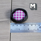 Miniature Cat Bed with Cushion 1:12 Scale Dollhouse Accessories Dog Bed Cushion 1-7/8 inch long - C029