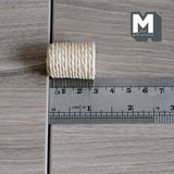 Dollhouse Miniature Rope Wrapped Planter Pot 1:12 Scale Woven Flower Pot 1-1/8 inch tall - F062
