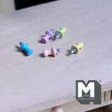Miniature Push Pins Dollhouse Office Desk Accessories Set of 5 , 5/16 inch long - G066