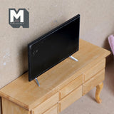 Miniature Flat Screen TV 1:12 Scale Dollhouse Accessories Big Screen Television (non working) (eq. 45 inch TV) - H020