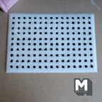 Tapis miniature à motif quadrillé noir et blanc à l'échelle 1/12, 22 cm de long, fournitures pour maison de poupée DIY
