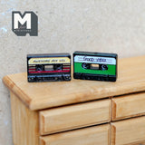 1:4 Scale Miniature Cassette Tapes Set of 2 (non working) - E099