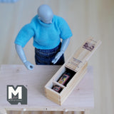 Dollhouse Miniature Wine Bottle Crate - B032