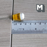 Dollhouse Miniature Beer Mug with Handle 1:12 Scale Beer with Foam Top Mini Beverage Decoration 7/8 inch tall (non drinkable) - E093