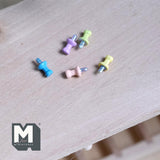 Miniature Push Pins Dollhouse Office Desk Accessories Set of 5 , 5/16 inch long - G066
