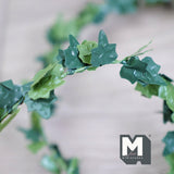 Dollhouse Miniature Ivy Greenleaf Garland Mini Christmas Decoration 38 inch long -