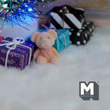 Dollhouse Supplies Miniature Bear Cub Doll 3/4 inch tall (flocked skin) (beige/orange) - G024
