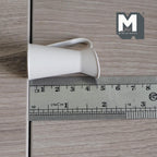 1:12 Scale Miniature Metal Pitcher Vase with Handle, 1-13/16 inch tall, DIY Dollhouse Supply (white)