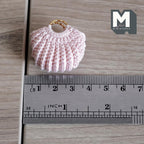 Miniature Knitted Handbag 1:12 Scale Purse Dollhouse Accessories 1-1/4 inch tall (pink) - C051