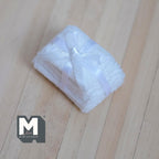 Miniature Stack of 6 Towels 1:12 Scale Dollhouse Accessories Bathroom Towel (white) - F030