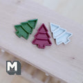1:12 Scale Miniature Christmas Tree Compartment Trays, Set of 3, 1 inch long, DIY Dollhouse Supply (small)