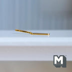 Miniature Gold Cake Server 1:12 Scale Dollhouse Kitchen Accessories 1-1/16 inch long  - F073