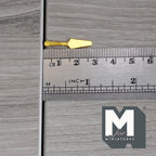 Miniature Gold Cake Server 1:12 Scale Dollhouse Kitchen Accessories 1-1/16 inch long  - F073