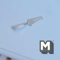 Miniature Silver Cake Server 1:12 Scale Dollhouse Kitchen Accessories 1-1/16 inch long  - F073