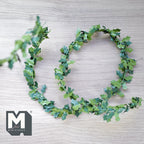 1:12 Scale Miniature Ivy Greenleaf Garland, Bendable Wire Stem, Cut to Length, 38 inch long (style d)