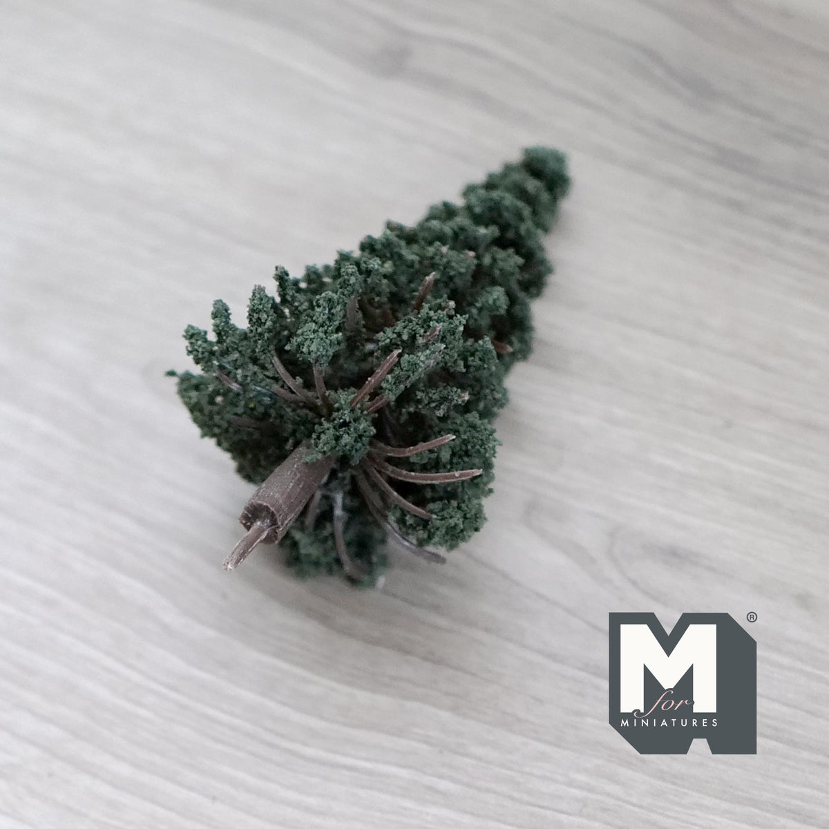 Dollhouse Miniature Pine Tree 3-13/16 inch tall (dark green) - I039