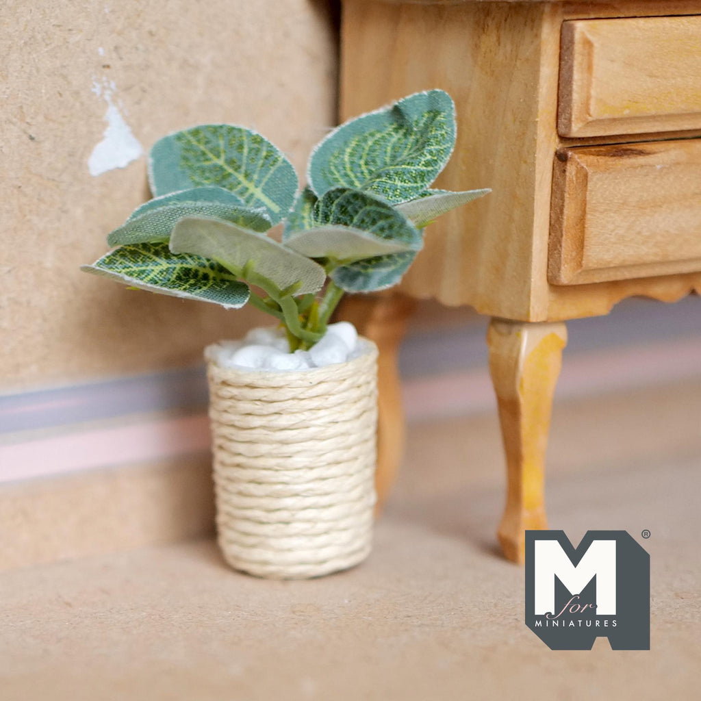 Dollhouse miniature potted plants dolls house decoration living room 1:12 scale - H016
