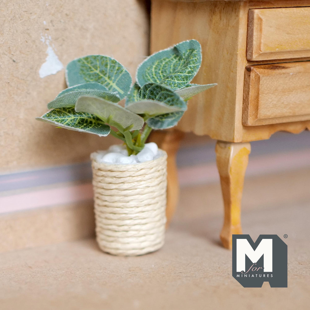 Dollhouse miniature potted plants dolls house decoration living room 1:12 scale - H016