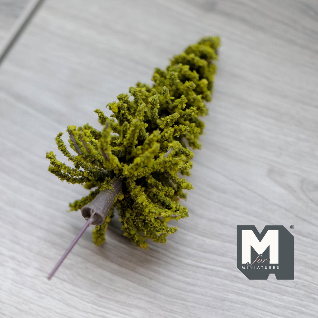 Dollhouse Miniature Pine Tree 4-1/2 inch tall (green) - I039