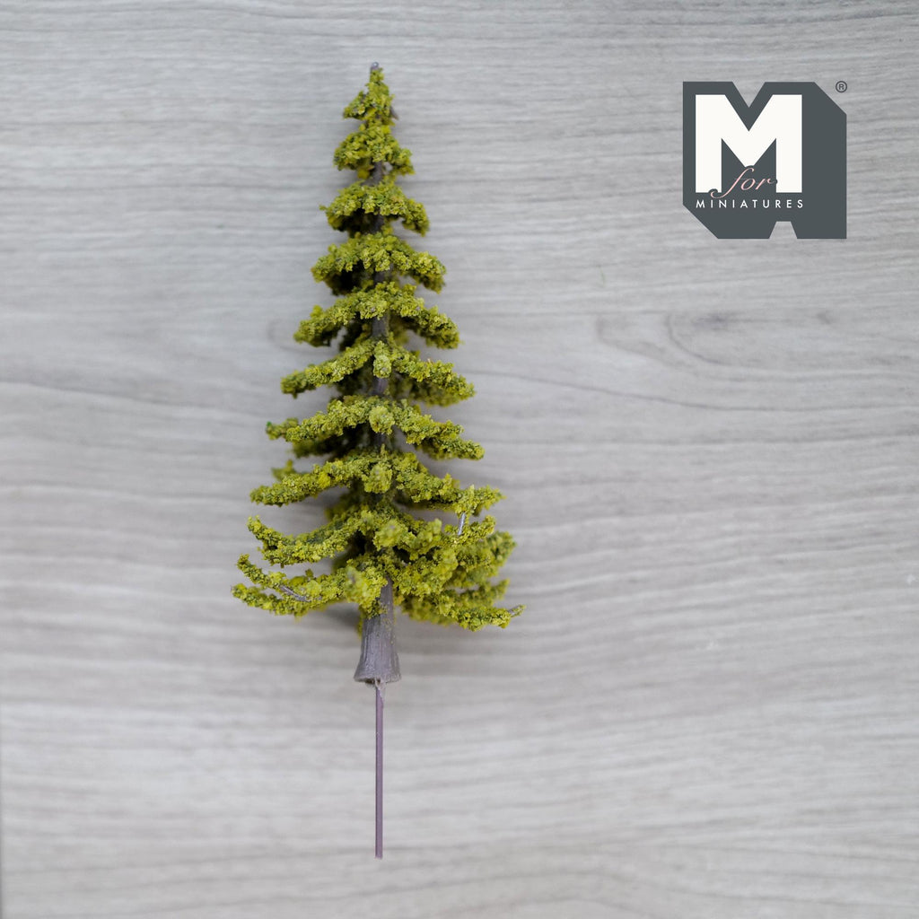 Dollhouse Miniature Pine Tree 4-1/2 inch tall (green) - I039