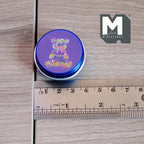 Dollhouse Miniature Christmas Bear Tins 1:12 Scale Storage Container with Lid 1-1/2 inch dia. (blue) - J014