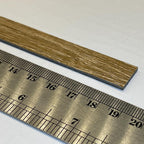 1:12 Scale Miniature Wood Textured Vinyl Peel and Stick Floor Planks, Set of 20, 3-15/16 inch long, DIY Dollhouse Supply (beige) (C)
