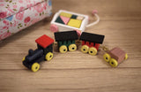 Dollhouse Train , 1:12 Scale Miniature Wooden Train - D043