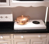 Dollhouse Supplies kitchen cooking pot doll house metal cookware 1 12 scale miniature - E042