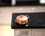 Dollhouse Supplies kitchen cooking pot doll house metal cookware 1 12 scale miniature - E042