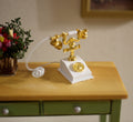 Dollhouse Supplies rotary dial telephone doll house  metal phone 1 12th scale miniature - E064